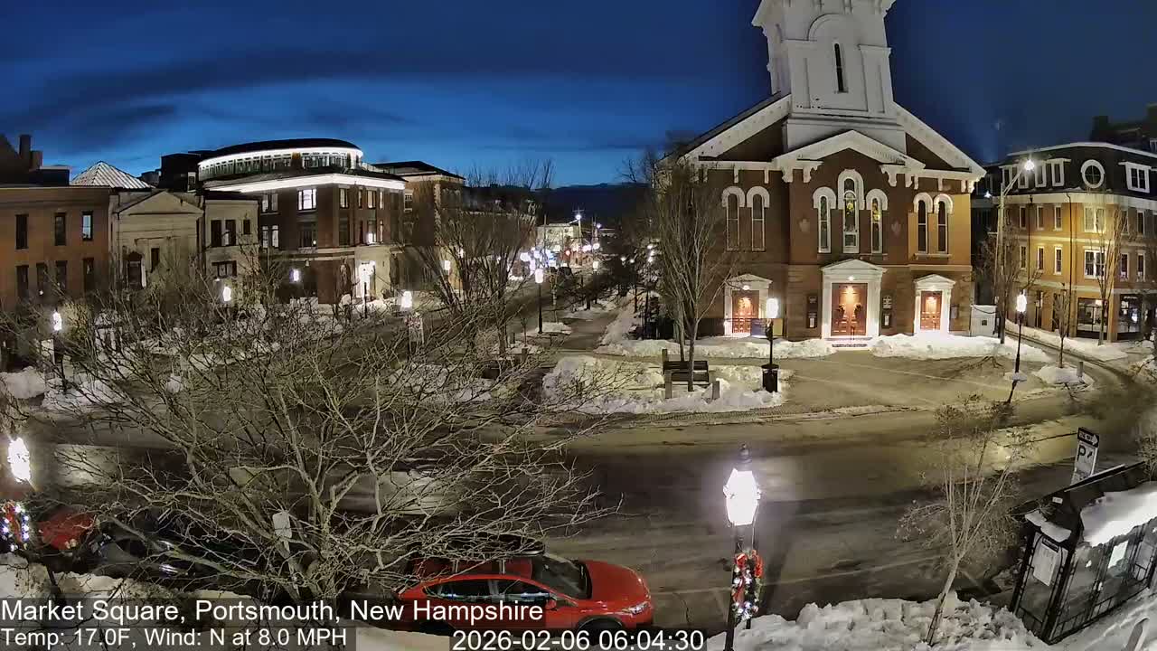 Portsmouth, Market Square Live Cam -  Portsmouth,  New Hampshire, USA