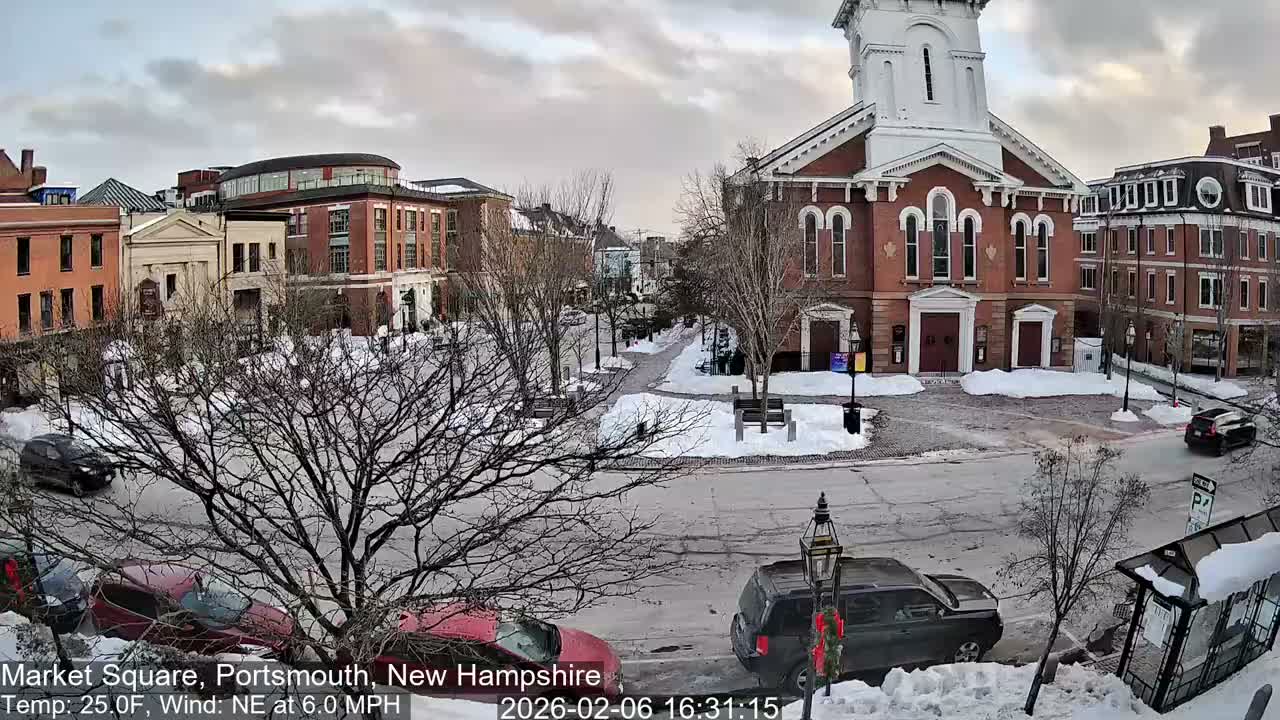 Portsmouth, Market Square Live Cam -  Portsmouth,  New Hampshire, USA
