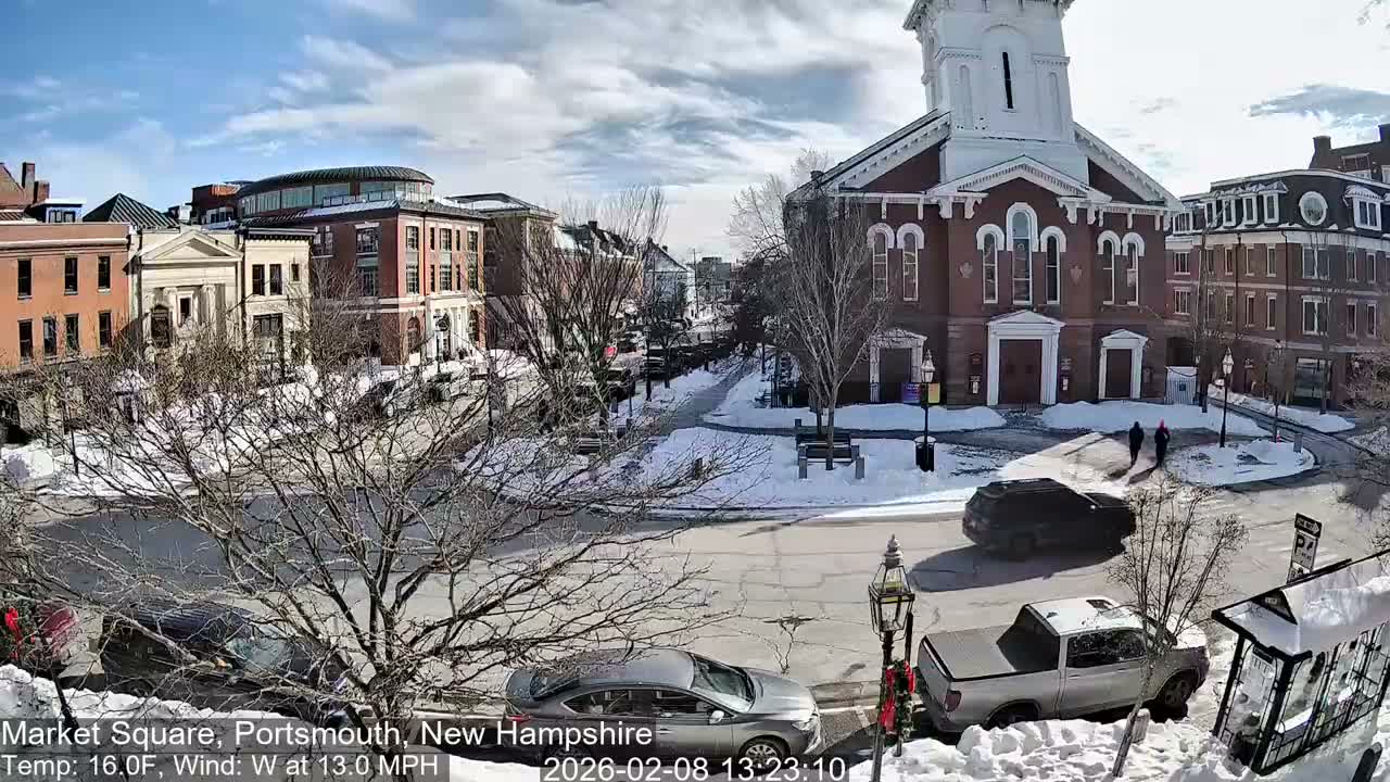 Portsmouth, Market Square Live Cam -  Portsmouth,  New Hampshire, USA
