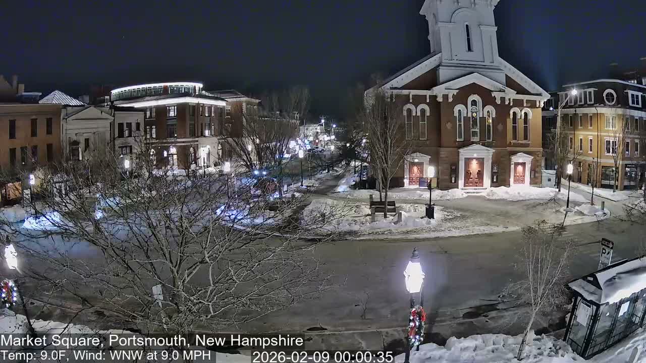 Portsmouth, Market Square Live Cam -  Portsmouth,  New Hampshire, USA