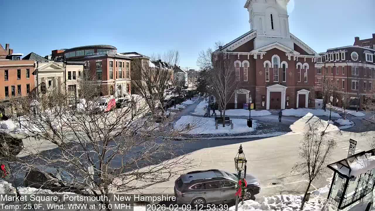 Portsmouth, Market Square Live Cam -  Portsmouth,  New Hampshire, USA