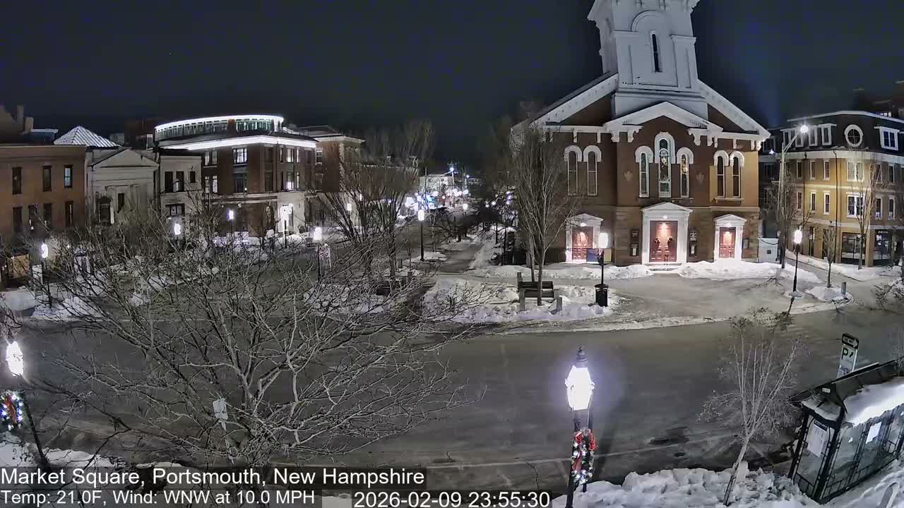 Portsmouth, Market Square Live Cam -  Portsmouth,  New Hampshire, USA