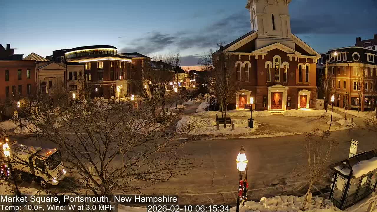 Portsmouth, Market Square Live Cam -  Portsmouth,  New Hampshire, USA