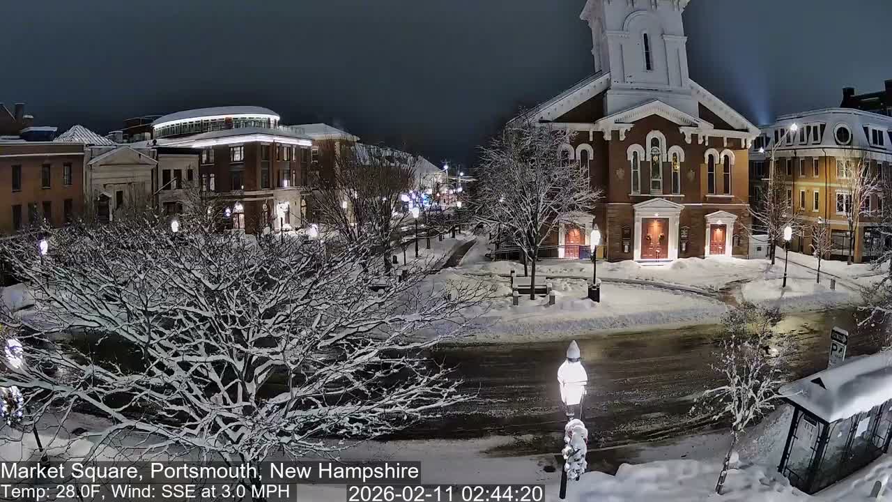 Portsmouth, Market Square Live Cam -  Portsmouth,  New Hampshire, USA