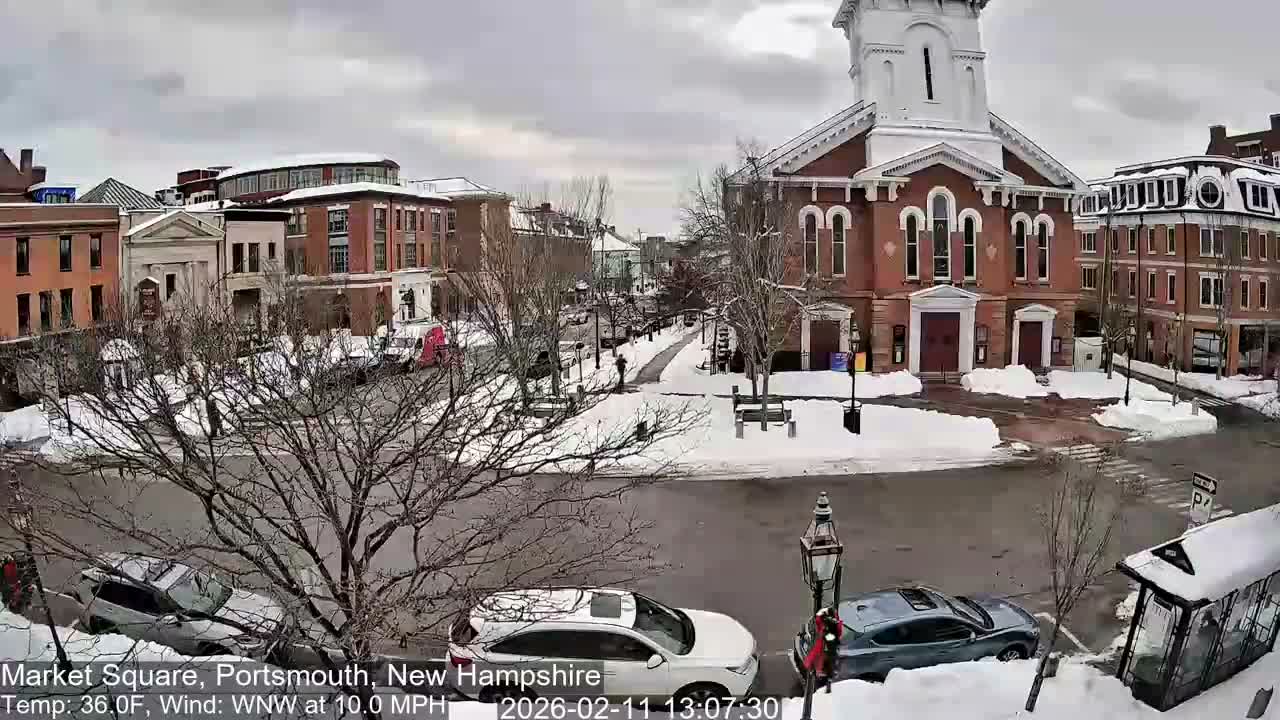 Portsmouth, Market Square Live Cam -  Portsmouth,  New Hampshire, USA