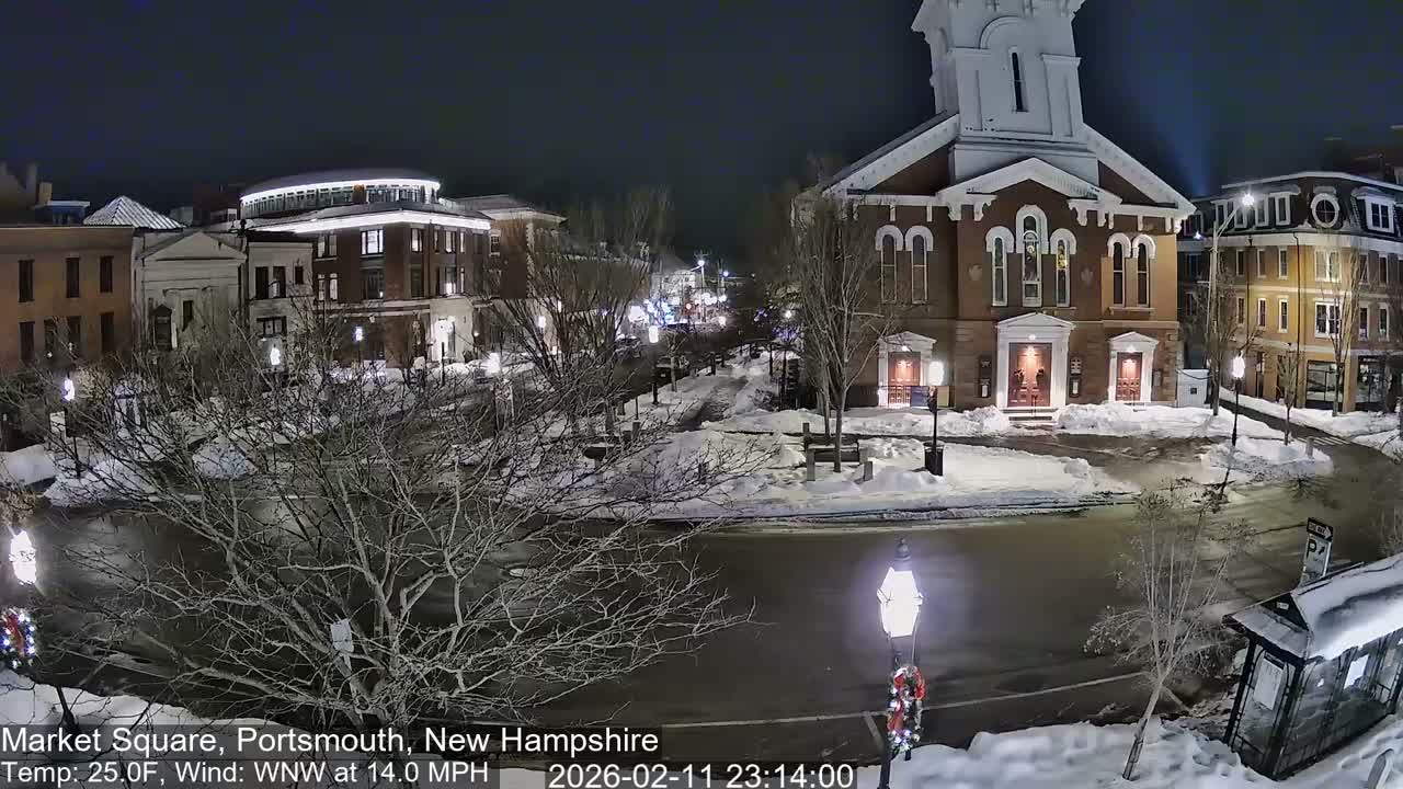 Portsmouth, Market Square Live Cam -  Portsmouth,  New Hampshire, USA