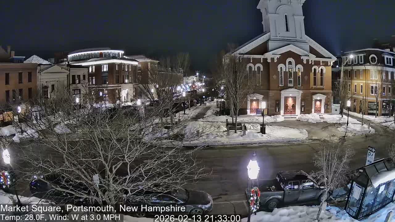 Portsmouth, Market Square Live Cam -  Portsmouth,  New Hampshire, USA