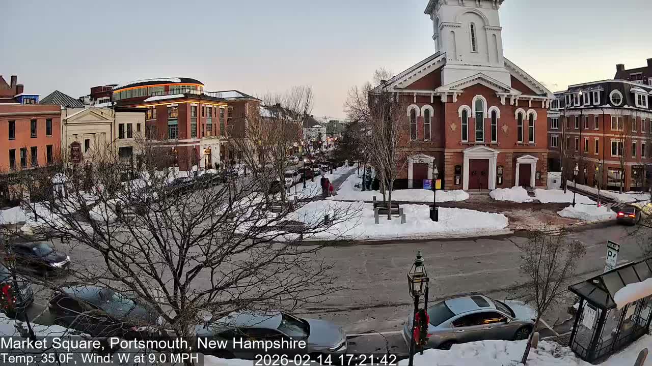 Portsmouth, Market Square Live Cam -  Portsmouth,  New Hampshire, USA