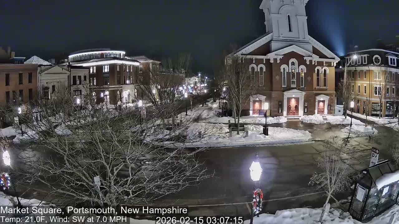 Portsmouth, Market Square Live Cam -  Portsmouth,  New Hampshire, USA