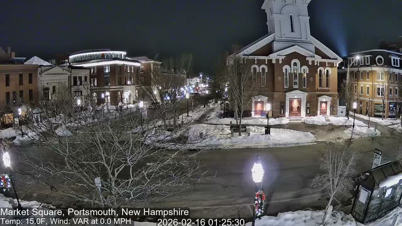 Portsmouth, Market Square Live Cam -  Portsmouth,  New Hampshire, USA