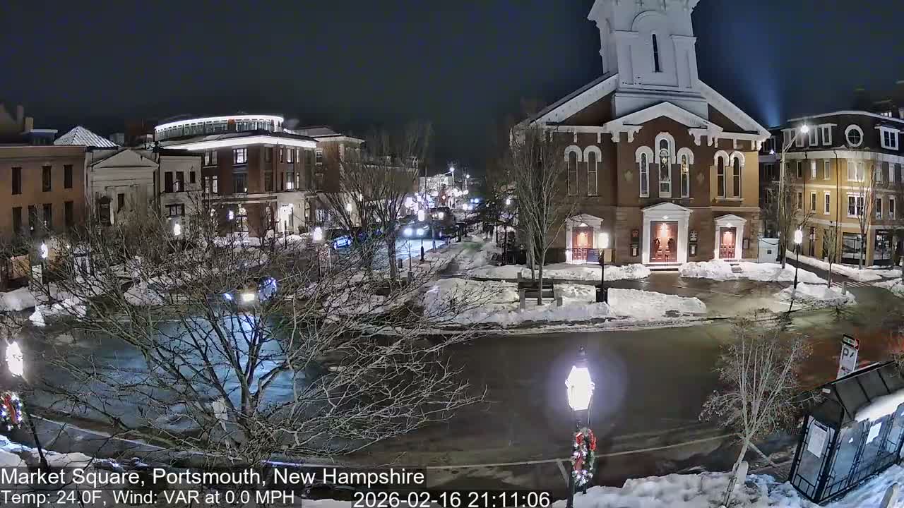 Portsmouth, Market Square Live Cam -  Portsmouth,  New Hampshire, USA