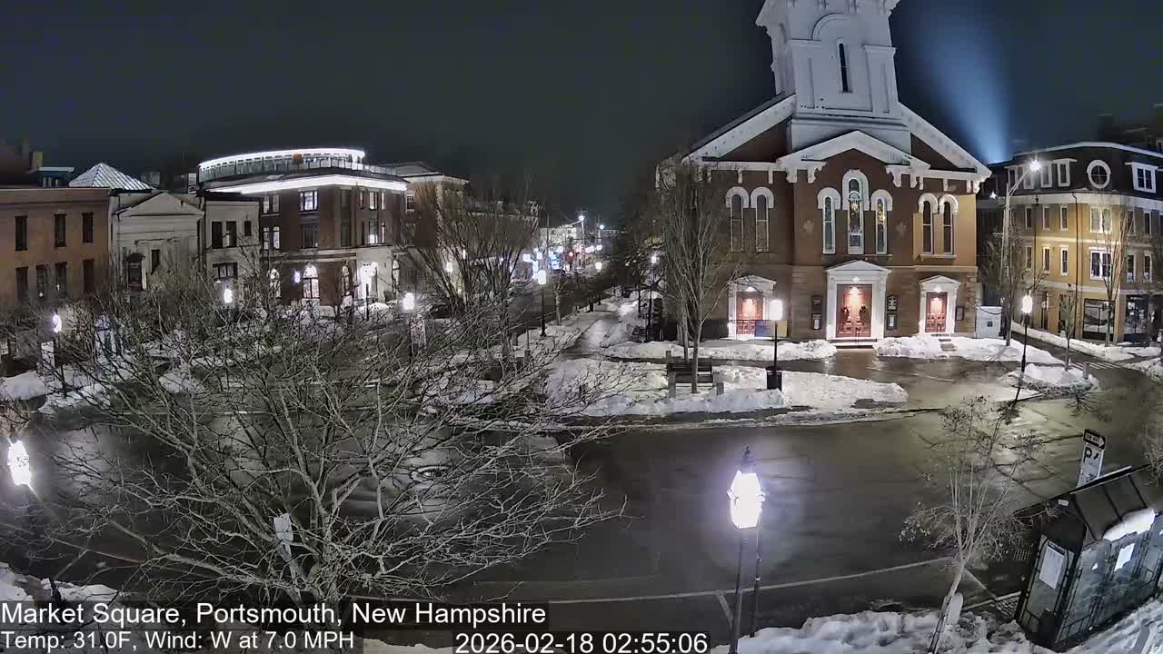Portsmouth, Market Square Live Cam -  Portsmouth,  New Hampshire, USA