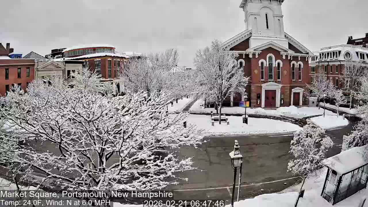 Portsmouth, Market Square Live Cam -  Portsmouth,  New Hampshire, USA