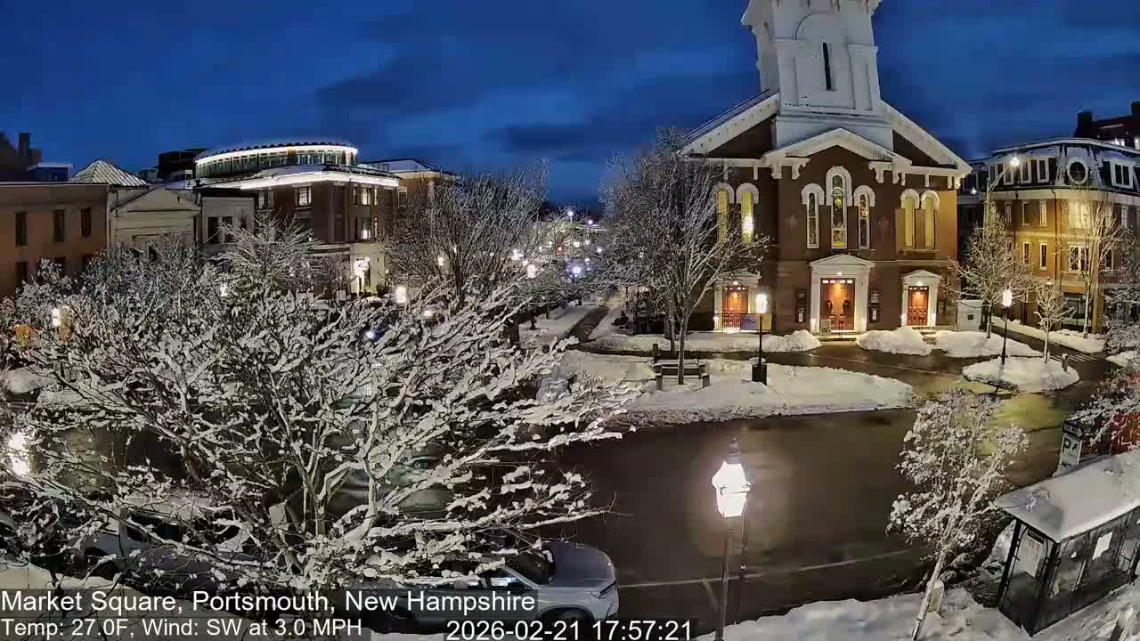 Portsmouth, Market Square Live Cam -  Portsmouth,  New Hampshire, USA