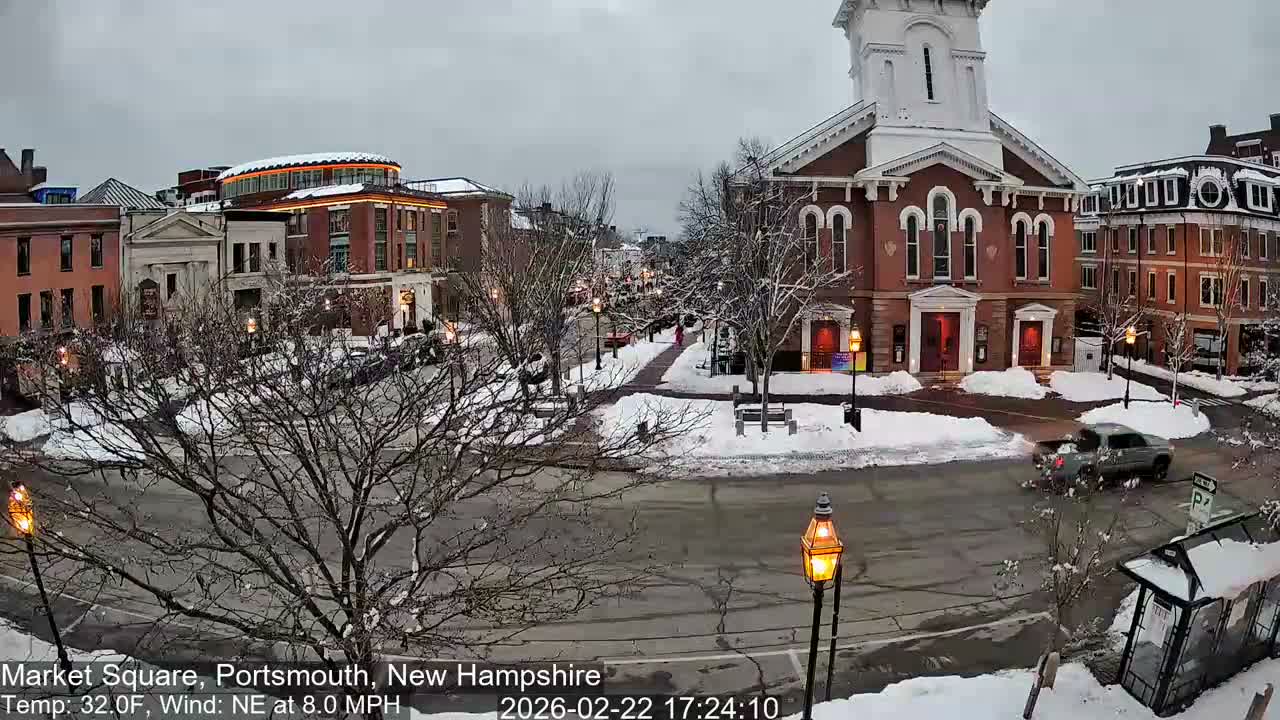 Portsmouth, Market Square Live Cam -  Portsmouth,  New Hampshire, USA