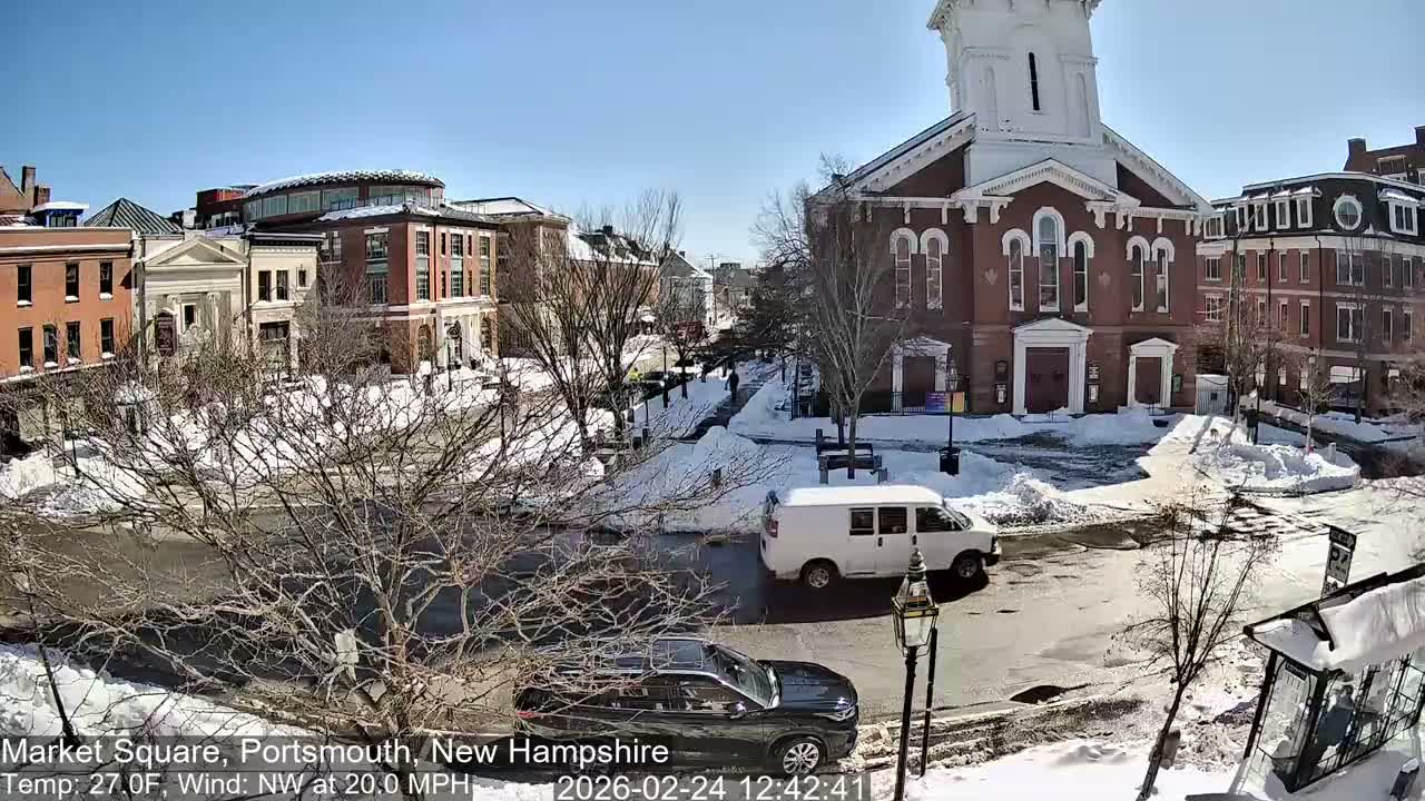 Portsmouth, Market Square Live Cam -  Portsmouth,  New Hampshire, USA