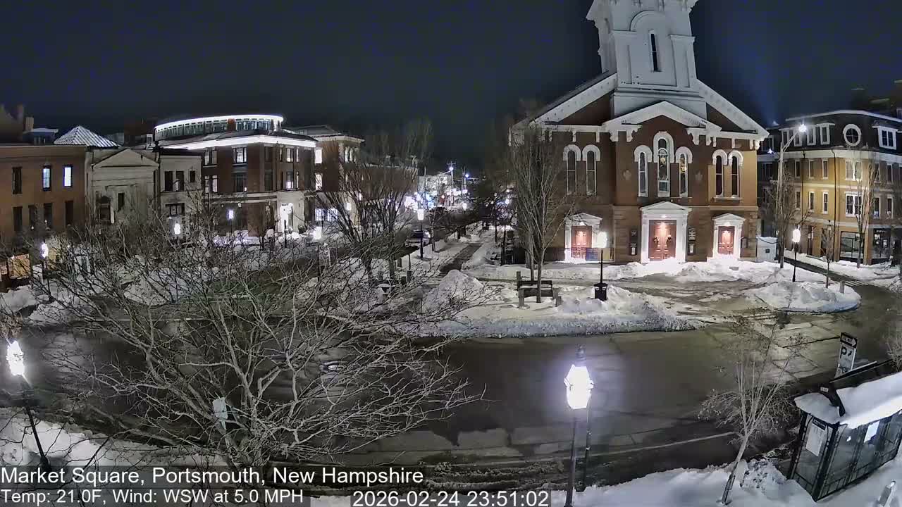Portsmouth, Market Square Live Cam -  Portsmouth,  New Hampshire, USA