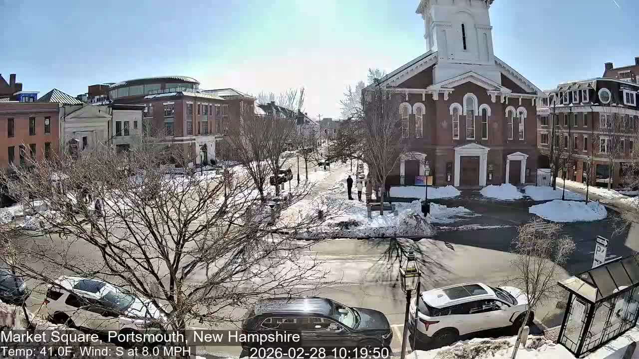 Portsmouth, Market Square Live Cam -  Portsmouth,  New Hampshire, USA