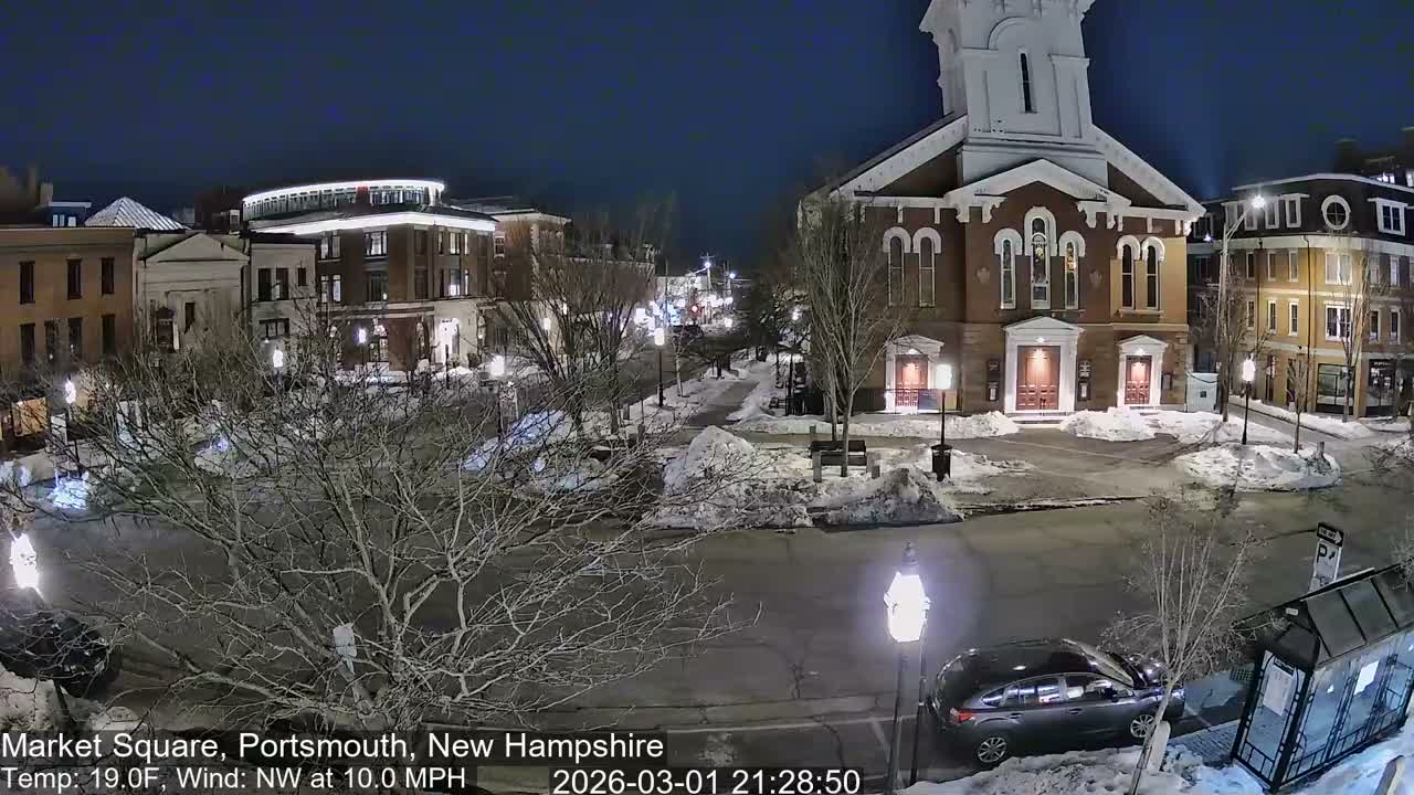 Portsmouth, Market Square Live Cam -  Portsmouth,  New Hampshire, USA