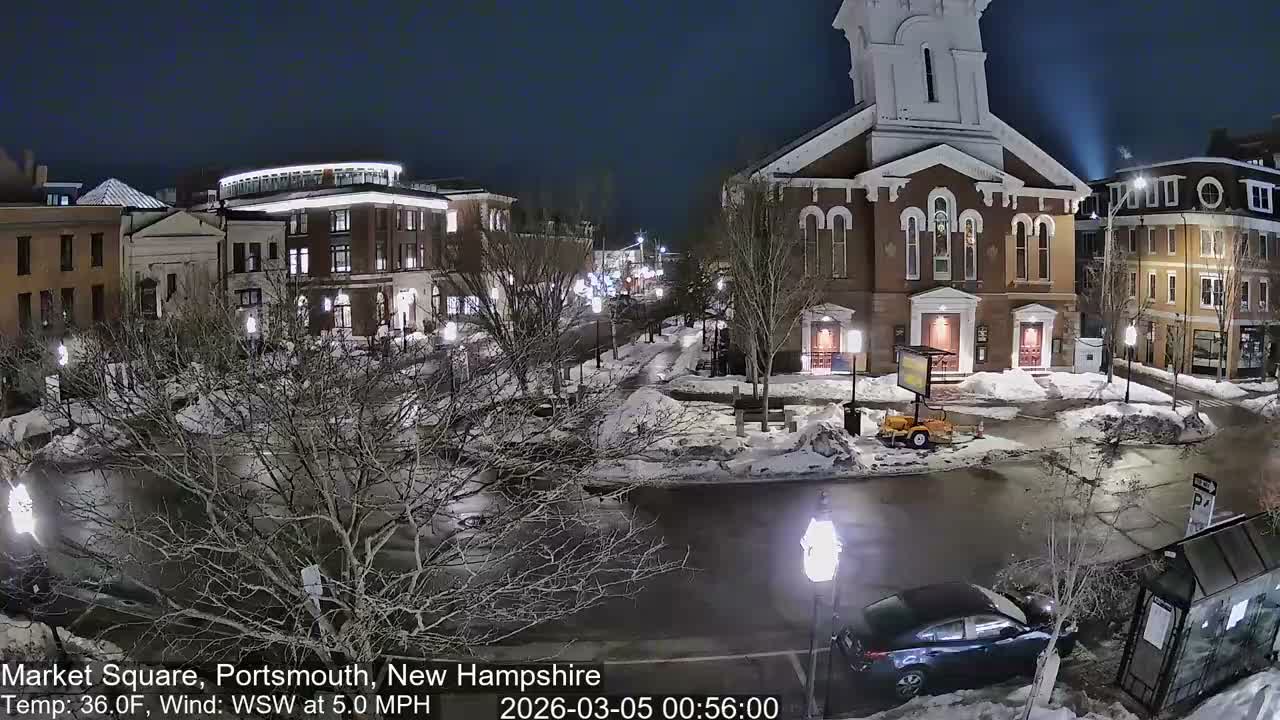 Portsmouth, Market Square Live Cam -  Portsmouth,  New Hampshire, USA