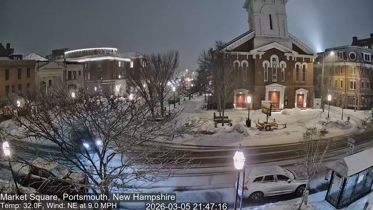 Portsmouth, Market Square Live Cam -  Portsmouth,  New Hampshire, USA