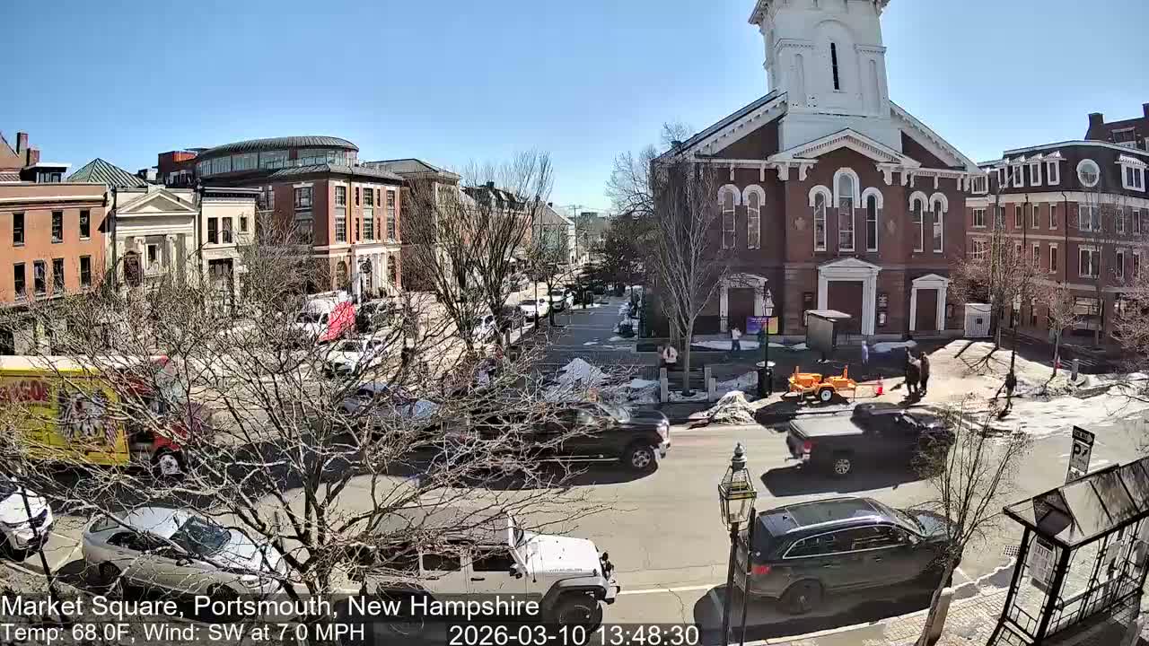 Portsmouth, Market Square Live Cam -  Portsmouth,  New Hampshire, USA