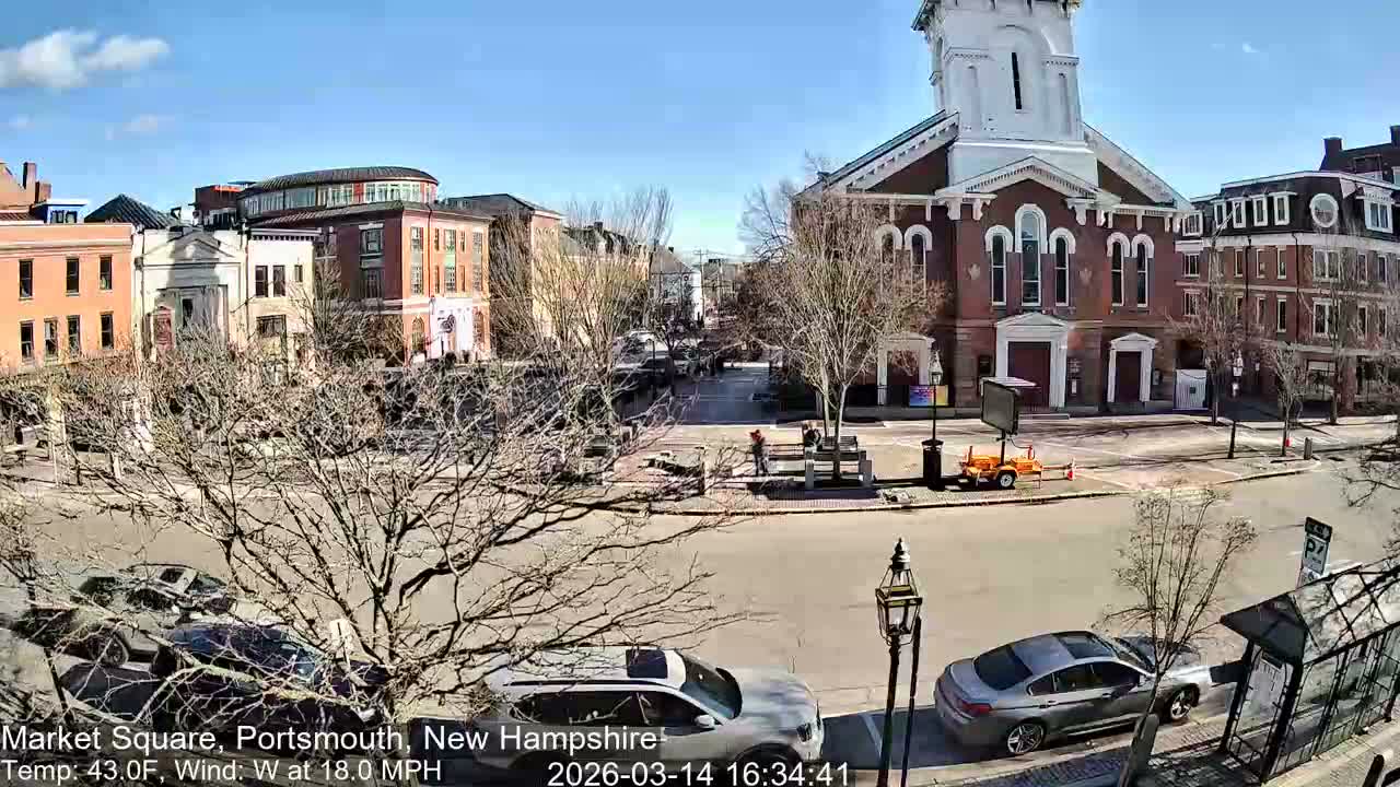 Portsmouth, Market Square Live Cam -  Portsmouth,  New Hampshire, USA