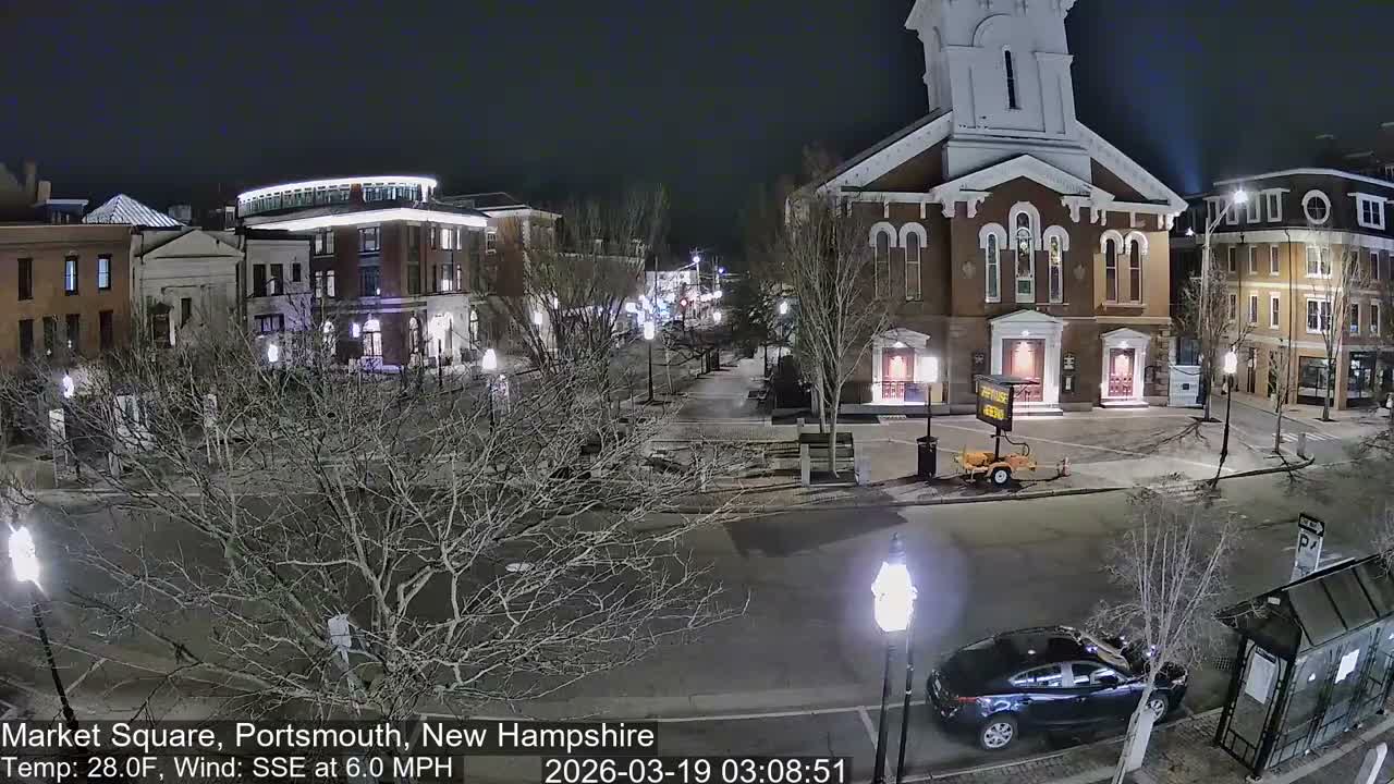 Portsmouth, Market Square Live Cam -  Portsmouth,  New Hampshire, USA