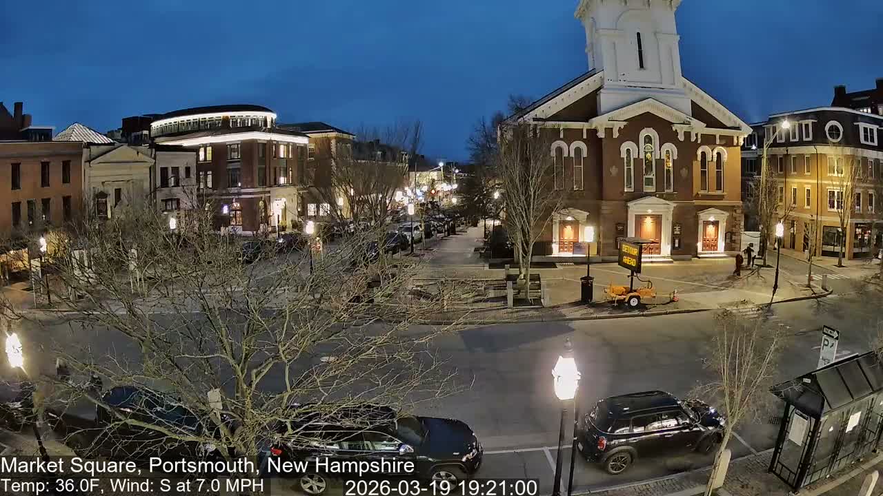Portsmouth, Market Square Live Cam -  Portsmouth,  New Hampshire, USA