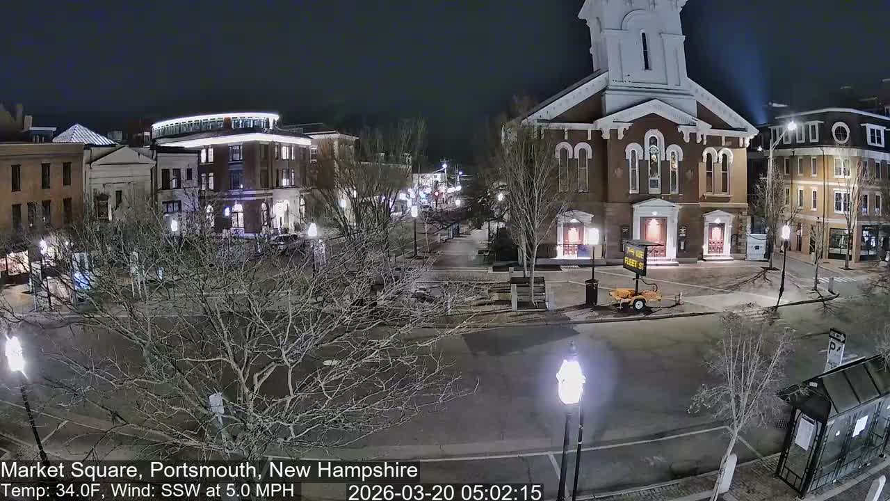 Portsmouth, Market Square Live Cam -  Portsmouth,  New Hampshire, USA