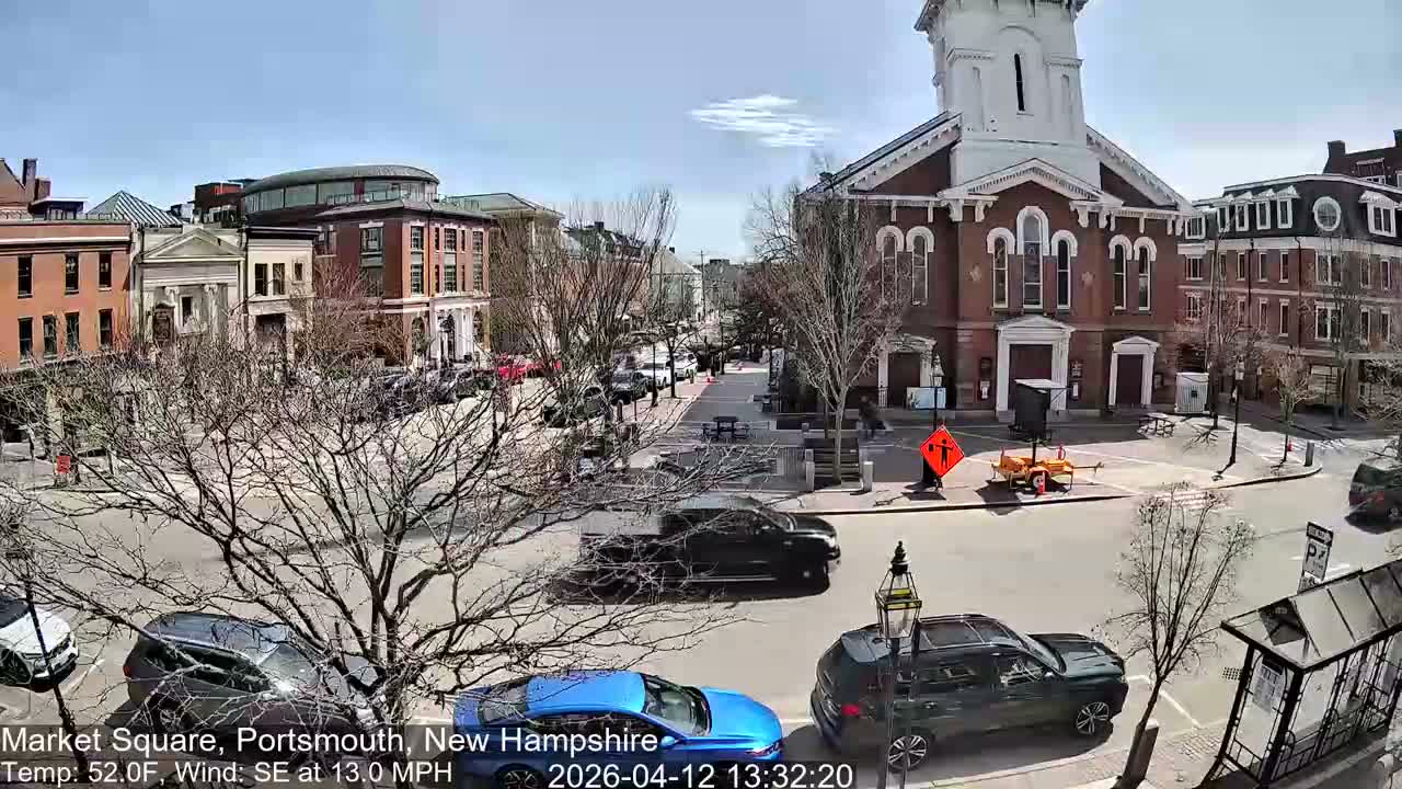 Portsmouth, Market Square Live Cam -  Portsmouth,  New Hampshire, USA