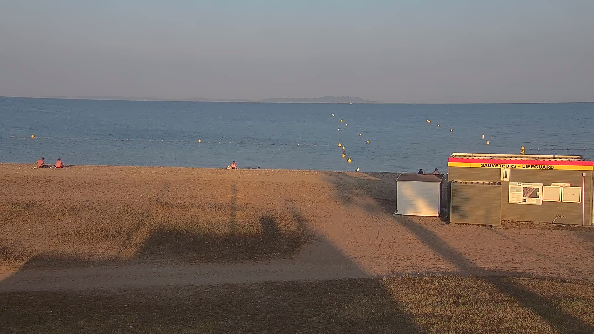 Hyeres, Plage de l'Ayguade Beach & Ayguade  Live Cam - Toulon, Var, Provence-Alpes-Cote d’Azur, France 