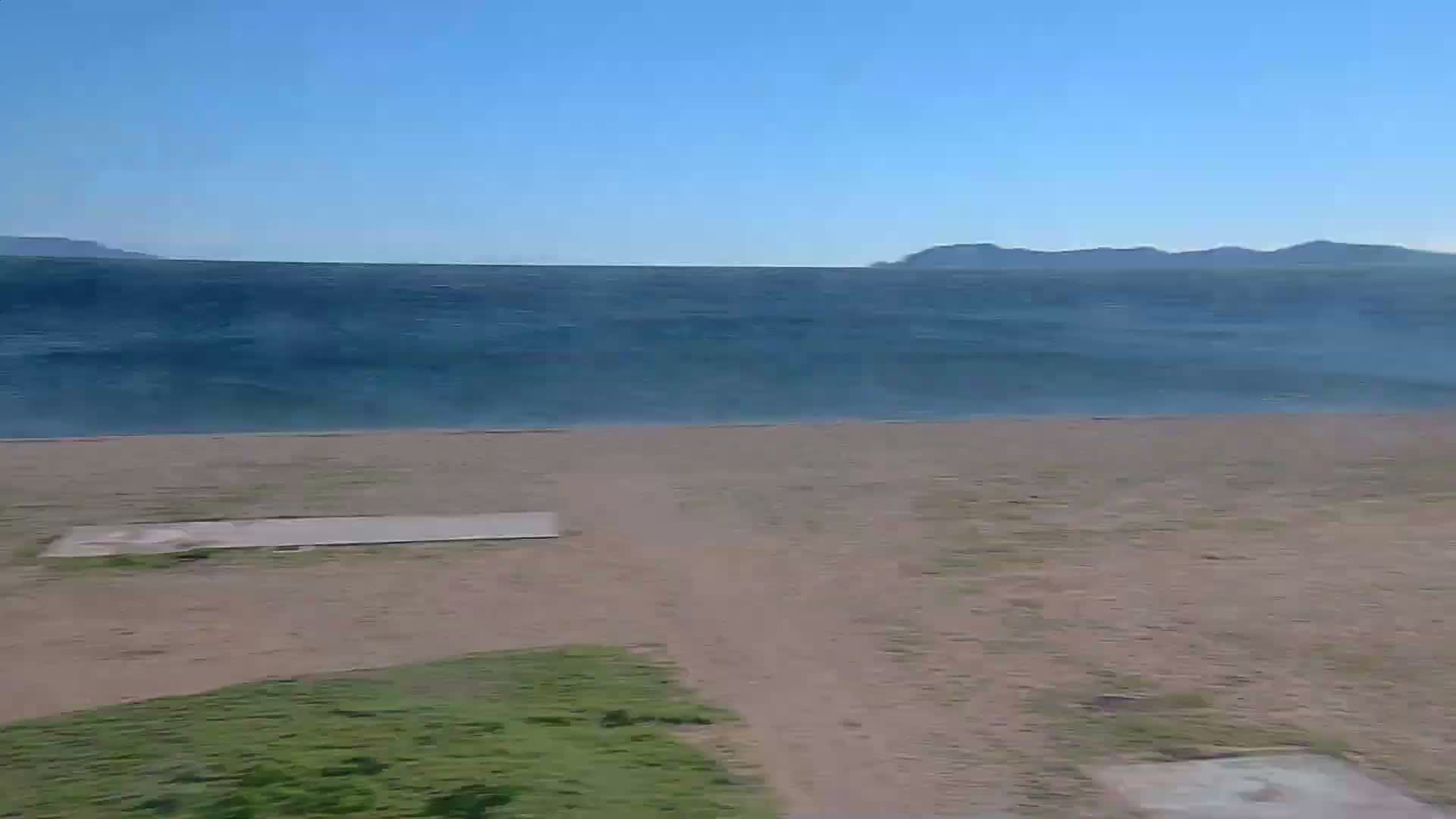 Hyeres, Plage de l'Ayguade Beach & Ayguade  Live Cam - Toulon, Var, Provence-Alpes-Cote d’Azur, France 