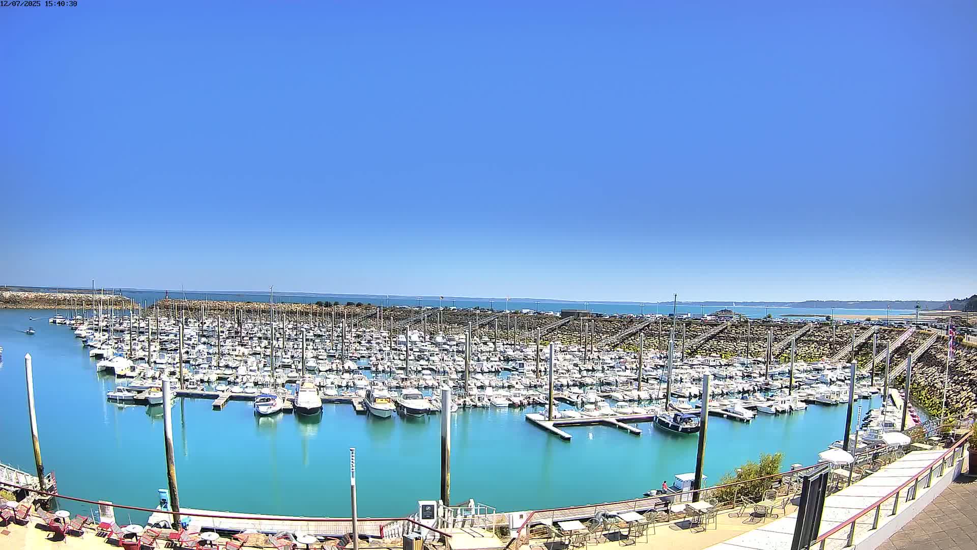 Saint-Quay-Portrieux Port & Marine Live Cam - Saint-Breiuc, Cotes-d'Armor, Bretagne, France