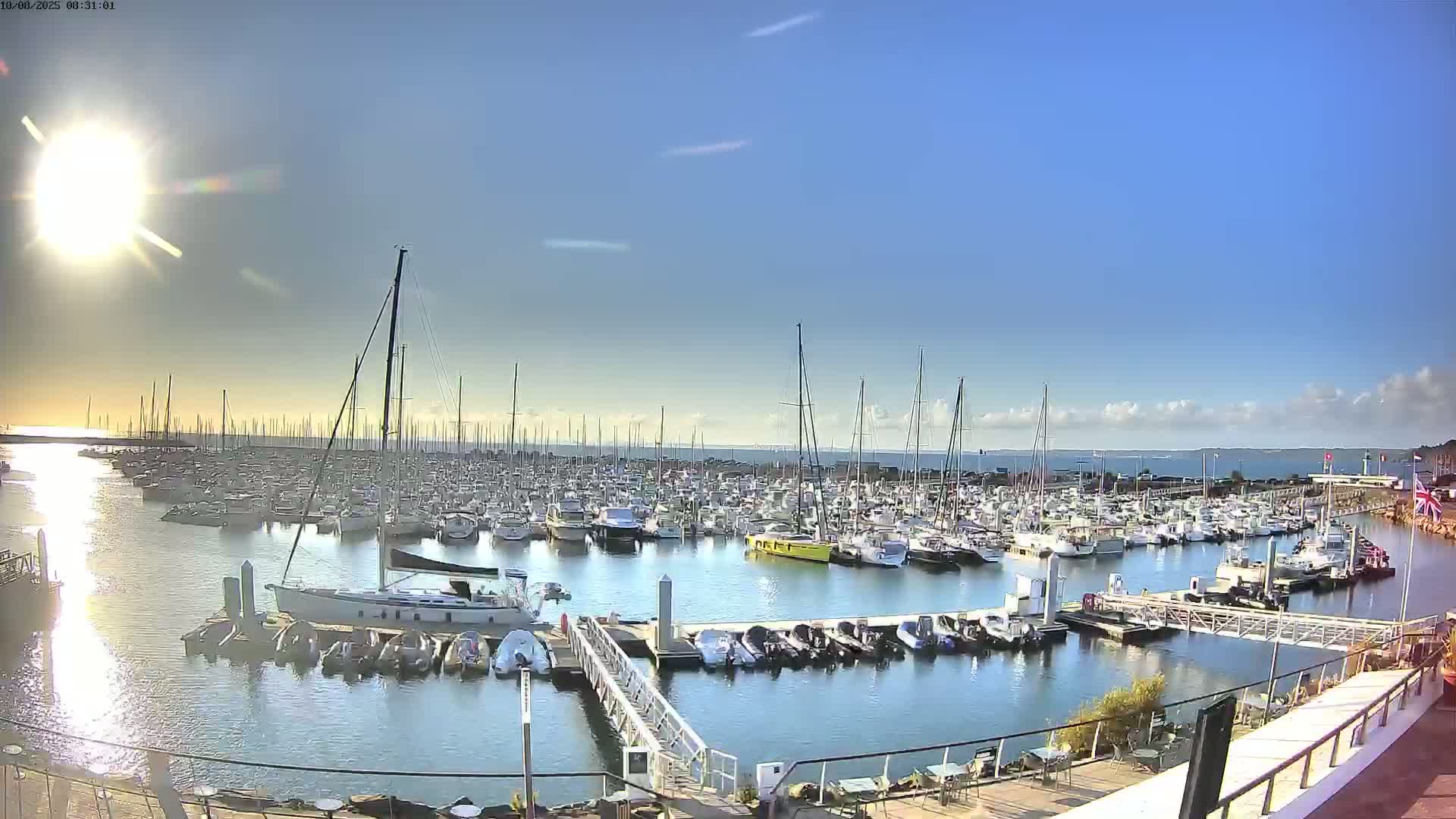Saint-Quay-Portrieux Port & Marine Live Cam - Saint-Breiuc, Cotes-d'Armor, Bretagne, France