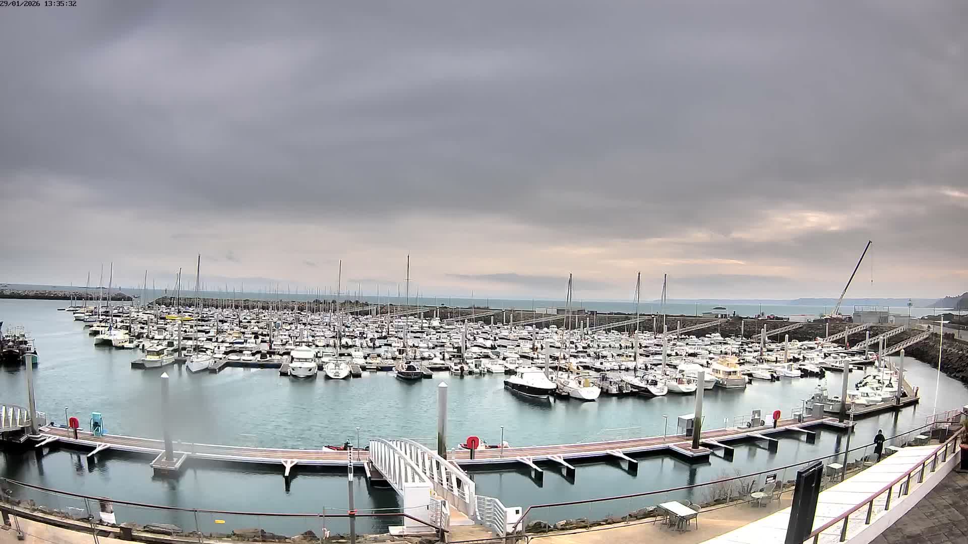Saint-Quay-Portrieux Port & Marine Live Cam - Saint-Breiuc, Cotes-d'Armor, Bretagne, France