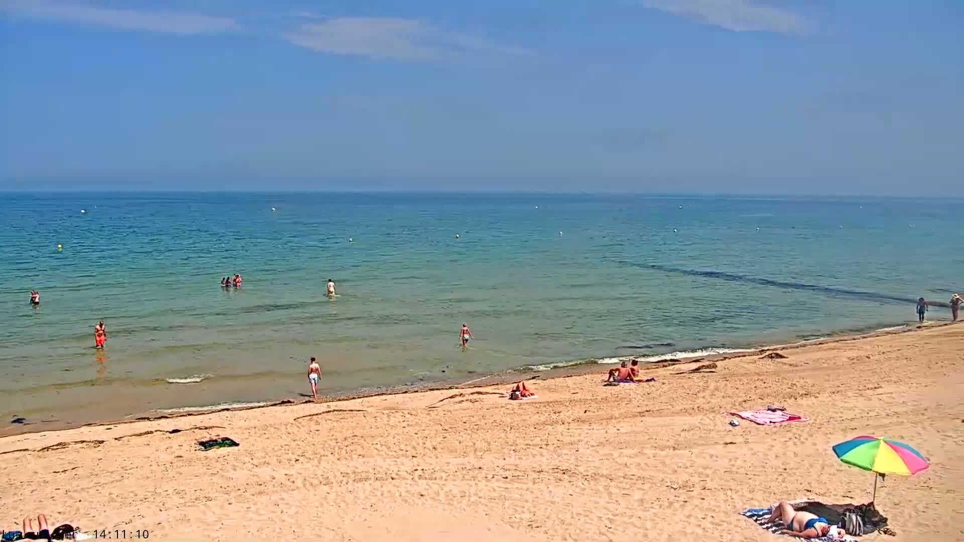 Plage de Luc-sur-Mer Beach Live Cam - Caen, Calvados, Normandie, France