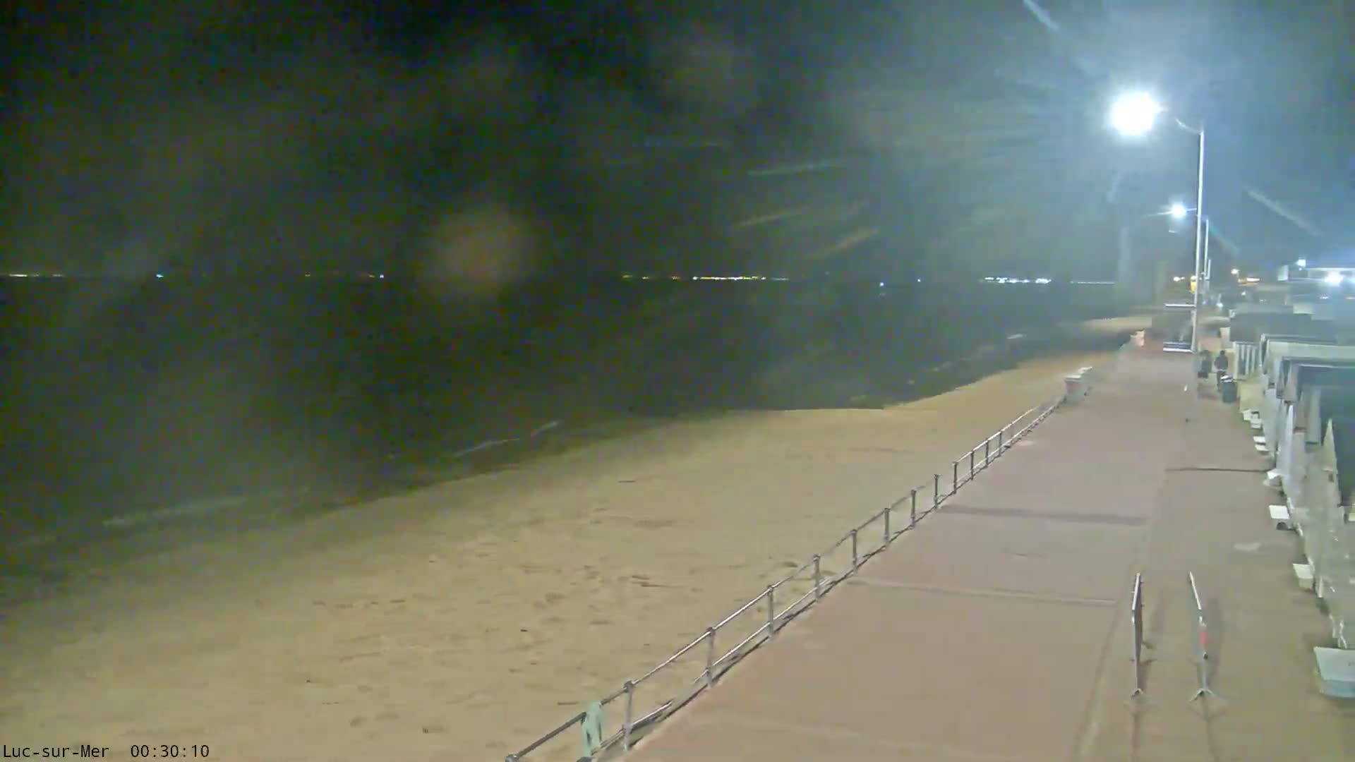 Plage de Luc-sur-Mer Beach Live Cam - Caen, Calvados, Normandie, France