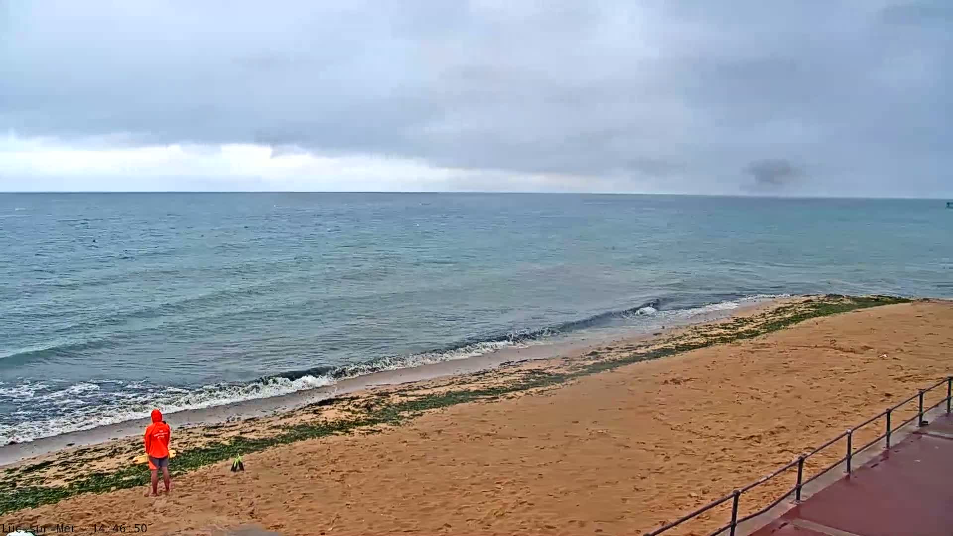 Plage de Luc-sur-Mer Beach Live Cam - Caen, Calvados, Normandie, France