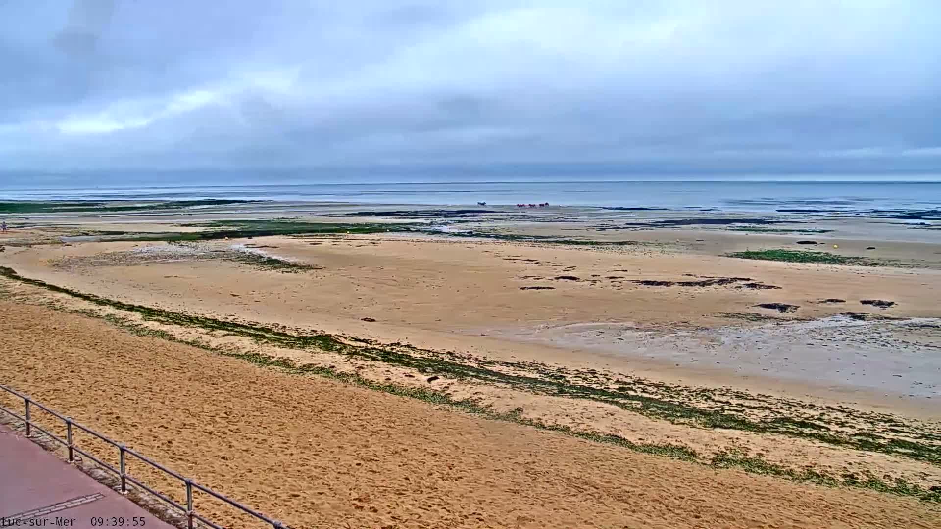 Plage de Luc-sur-Mer Beach Live Cam - Caen, Calvados, Normandie, France