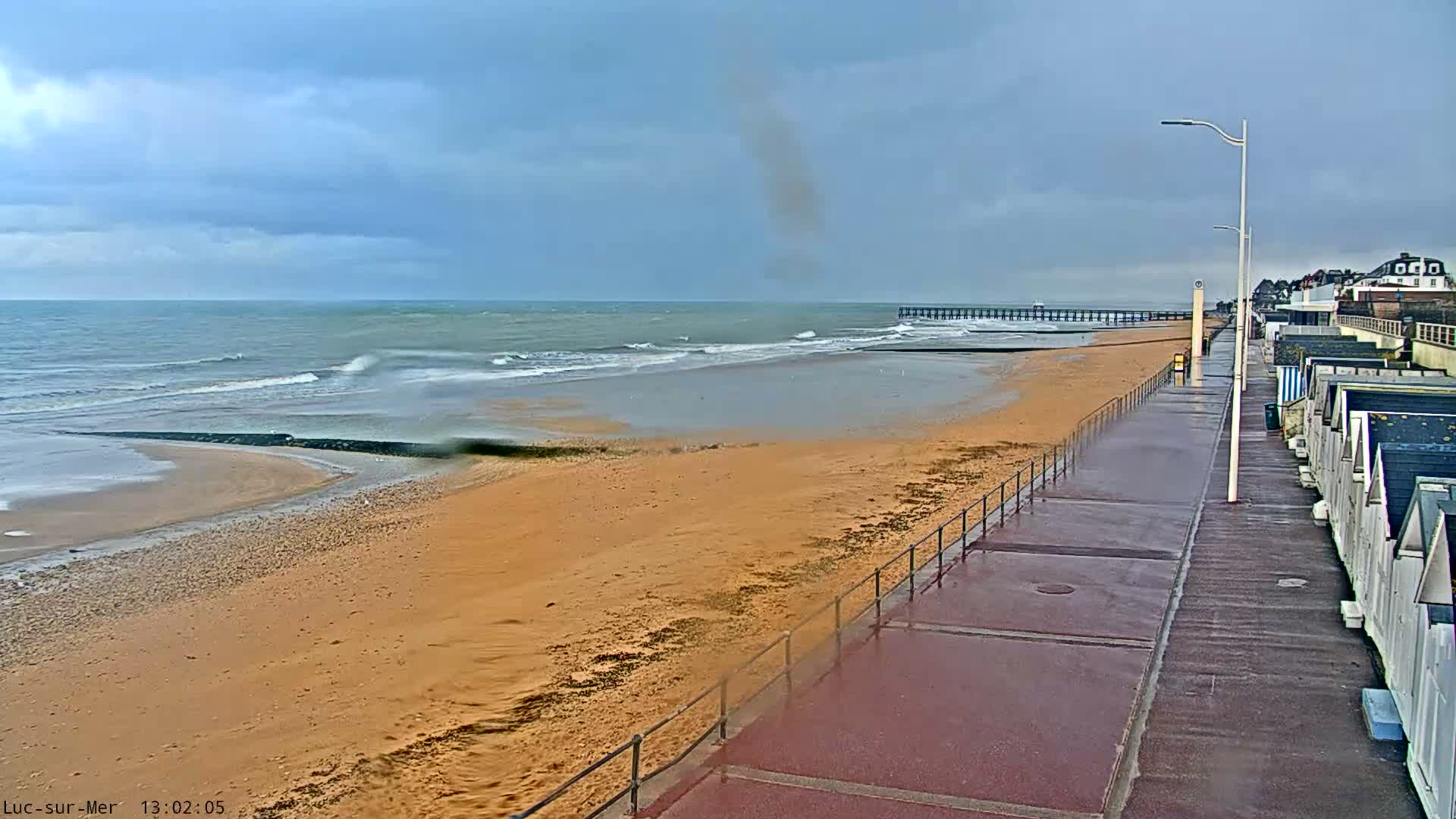 Plage de Luc-sur-Mer Beach Live Cam - Caen, Calvados, Normandie, France