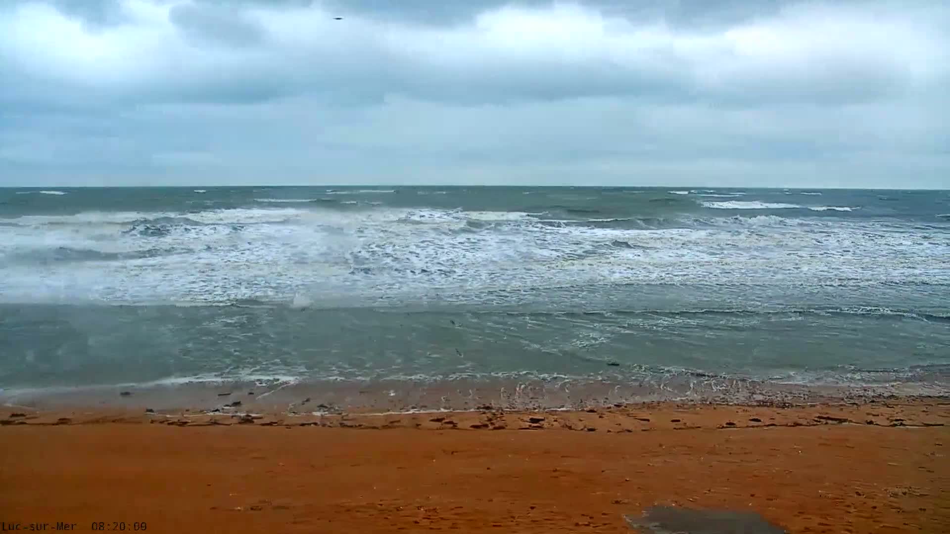 Plage de Luc-sur-Mer Beach Live Cam - Caen, Calvados, Normandie, France