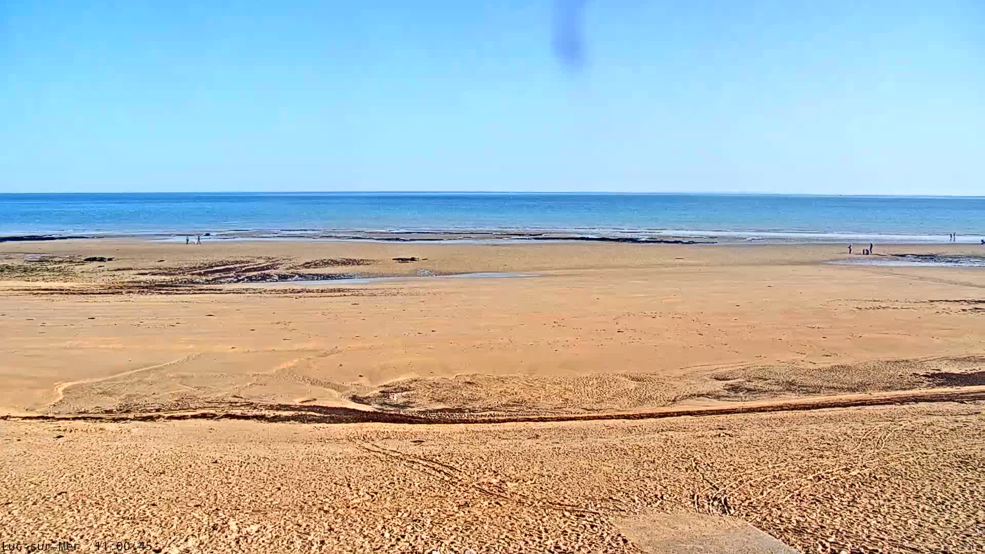 Plage de Luc-sur-Mer Beach Live Cam - Caen, Calvados, Normandie, France