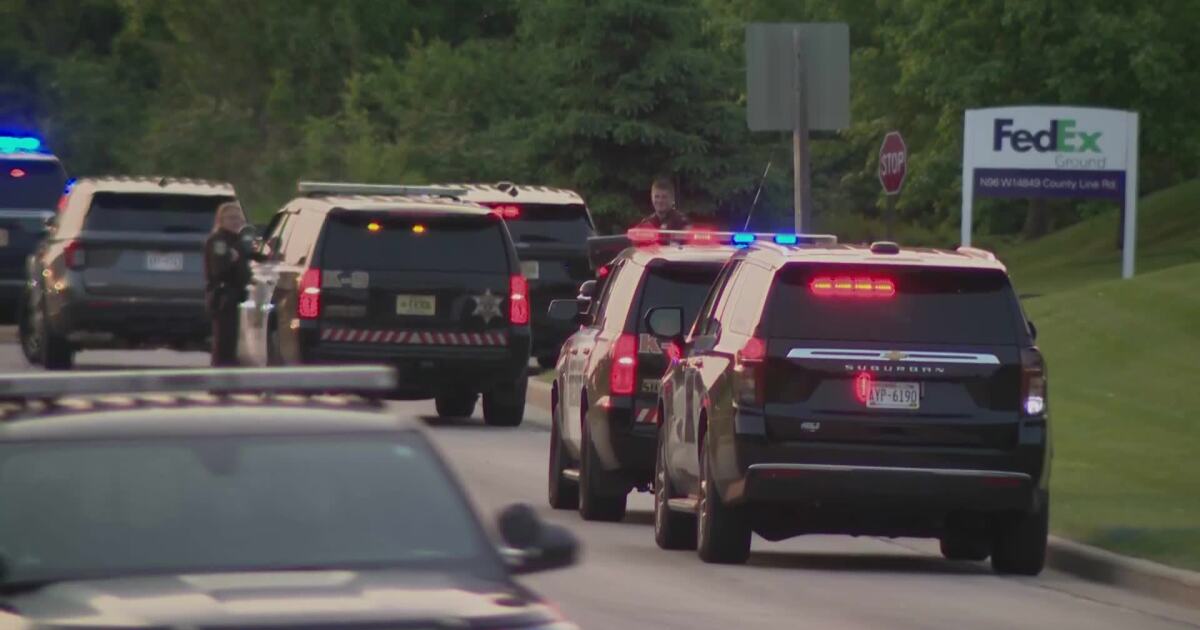 Suspect identified after a gun was fired outside a Menomonee Falls FedEx, police say