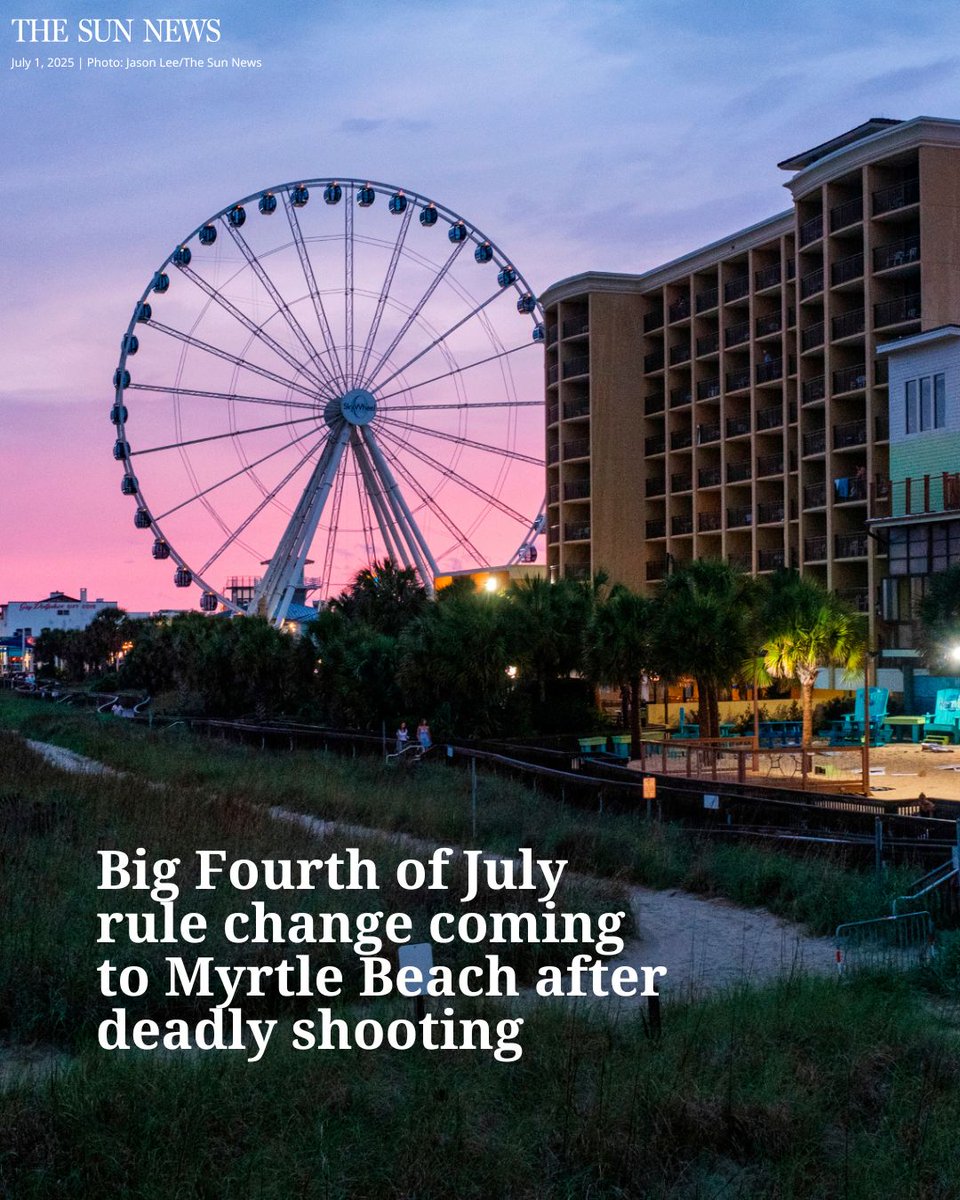 Myrtle Beach Juvenile Curfew Changes for July 4th After Shootings