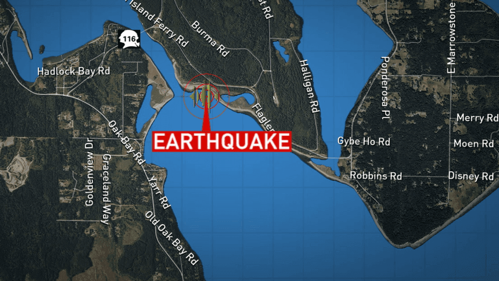 Earthquake in Western Washington: 2.9 Magnitude Tremor Reported in Skagit County