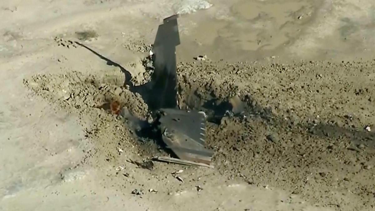 Air Force Pilot Safely Ejects from F-16 Fighter Jet Before California Desert Crash