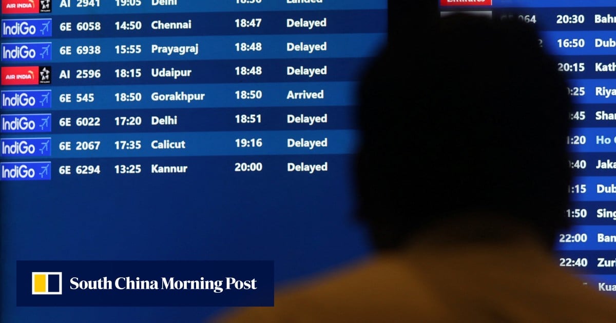 IndiGo Flight Chaos: 1,200 Cancellations Strand Thousands Across Indian Airports Amidst Operational Challenges & Worker Rule Changes
