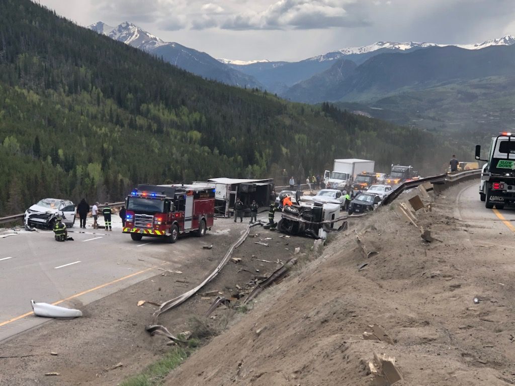 I-70 Closed Overnight Between Silverthorne and Eisenhower Tunnel Due to Semi Crash