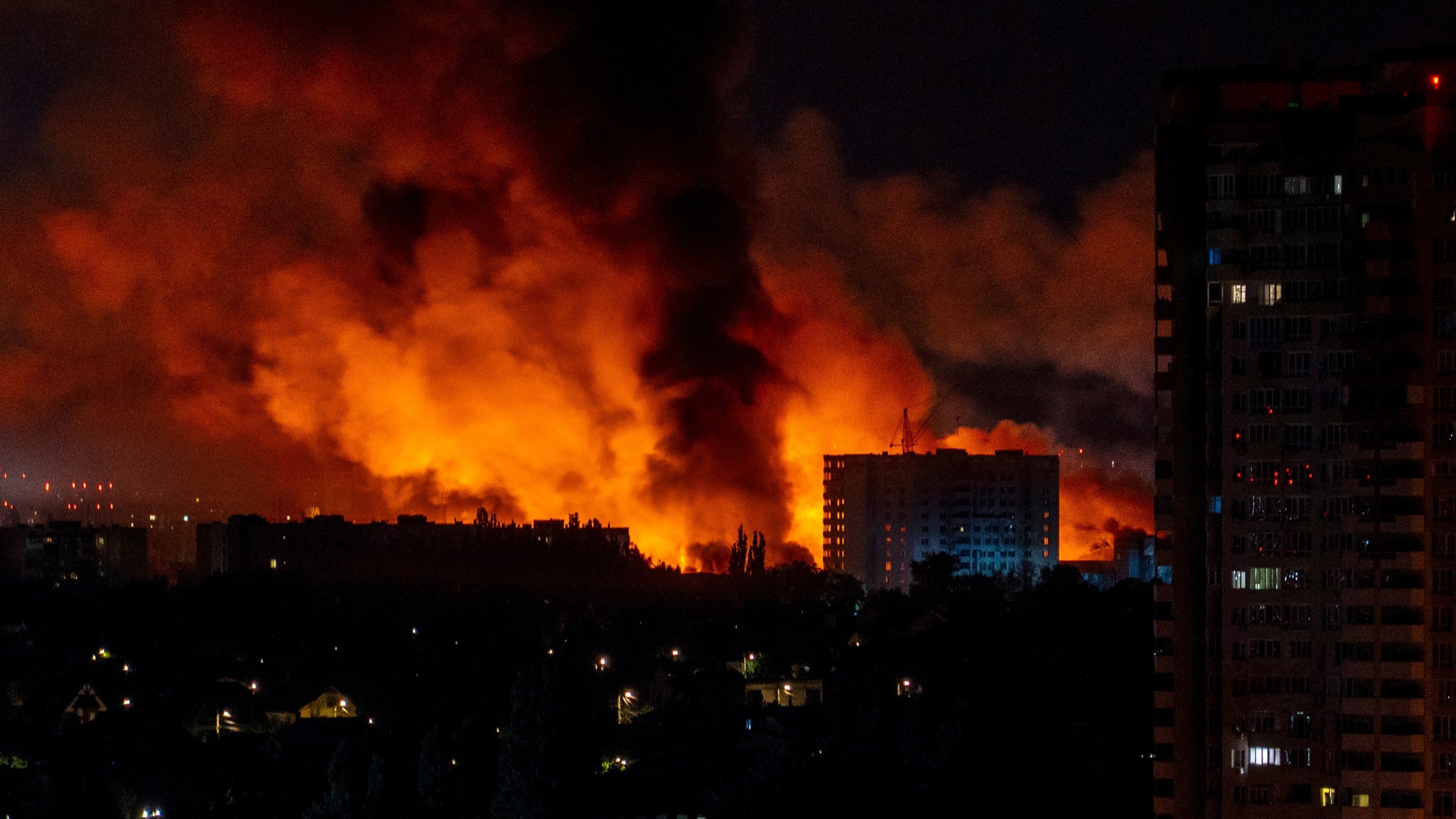 Russia Launches Massive Air Attack on Kyiv: Biggest of War